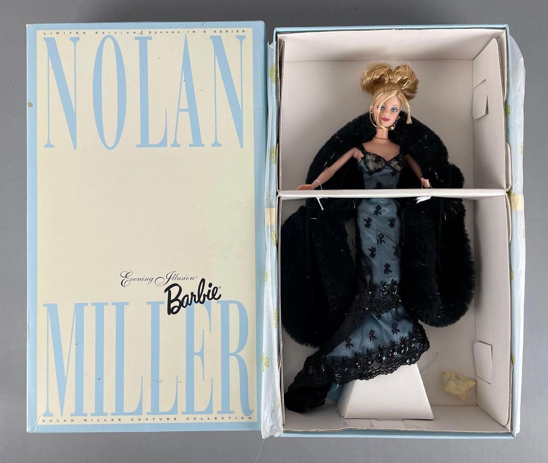 Mattel Nolan Miller Evening Illusion Barbie Fashion Doll (1 of 2)