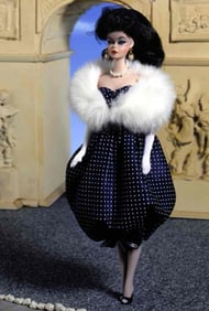 Mattel Gay Parisienne Porcelain Barbie Fashion Doll