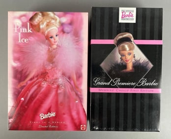 Group of 2 Limited Edition Mattel Barbie Fashion Dolls