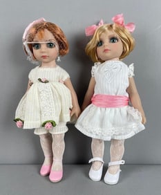 Group of 2 2012 Effanbee Patsy Jointed Dolls