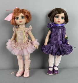 Group of 2 2012 Effanbee Patsy Jointed Dolls