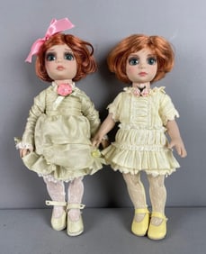 Group of 2 2012 Effanbee Patsy Jointed Dolls