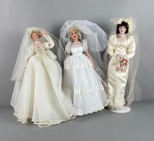 Group of Bride Dolls