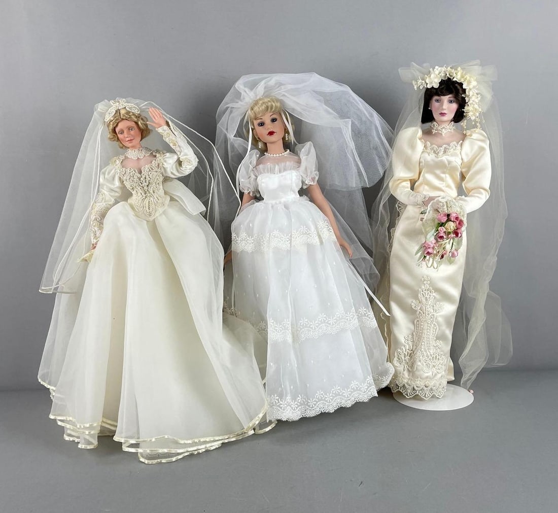 Group of Bride Dolls (1 of 3)