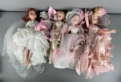 Group of Madame Alexander Bride Dolls
