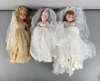 Group of 2 Madame Alexander Bride Dolls