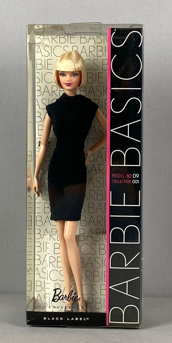 2009 Mattel Barbie Basics Fashion Doll No. 09: Black label, collection 001, sealed