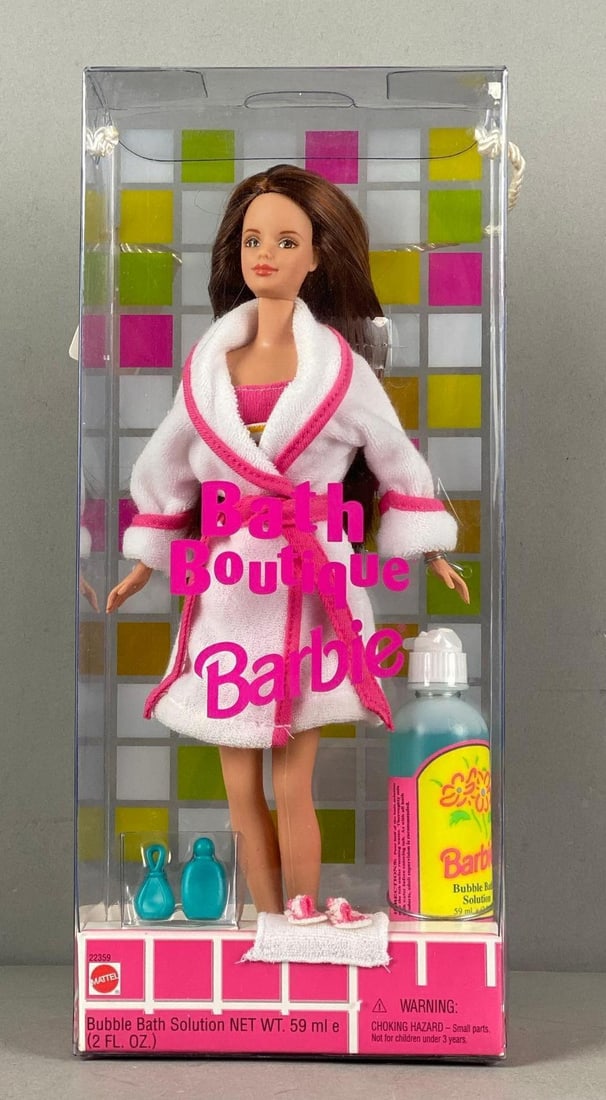 1998 Mattel Bath Boutique Barbie Fashion Doll: Like new in box
