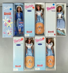 Group of 5 Mattel Little Debbie Barbie Fashion Dolls