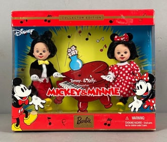 Mattel Disney Tommy and Kelly Mickey and Minnie Mouse Fashion Dolls