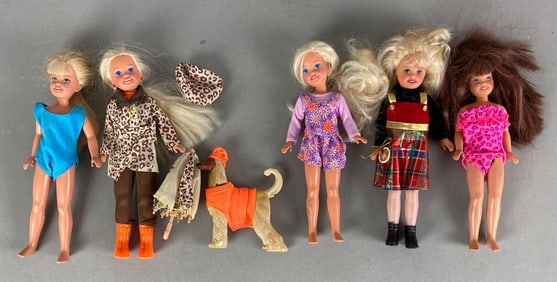 Group of Mattel Stacie Fashion Dolls