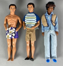 Group of 3 Mattel Alan Fashion Dolls