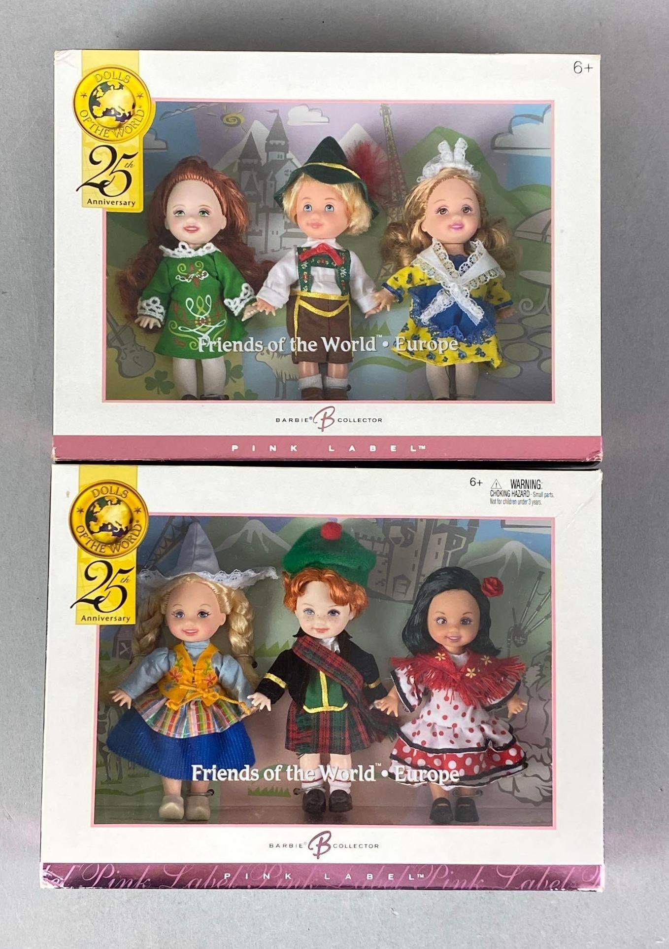 Group of Mattel friends of the World Europe Fashion Dolls (1 of 2)