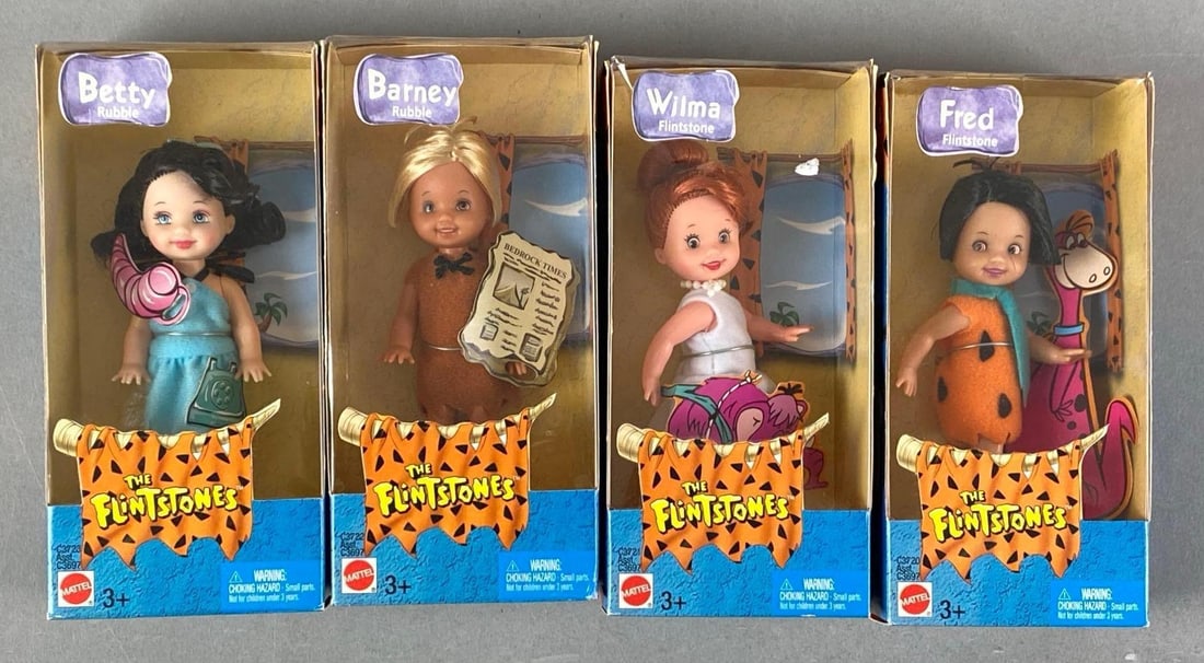 Group of Mattel The Flintstones Fashion Dolls (1 of 2)