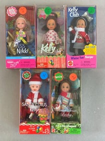 Group of Mattel Kelly Fashion Dolls