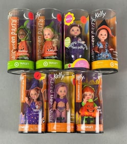 Group of Mattel Halloween Fashion Doll