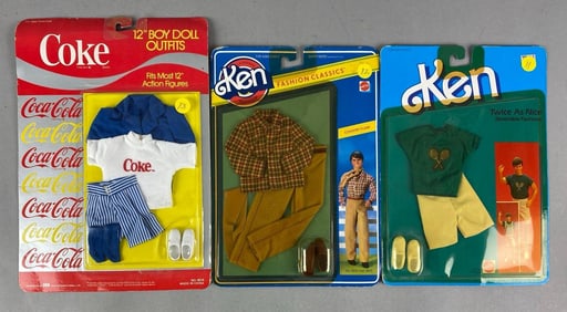 Group of Fashion Doll Outfits