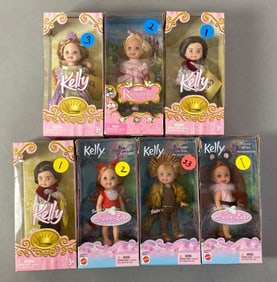 Group of Mattel Barbie Kelly Fashion Dolls
