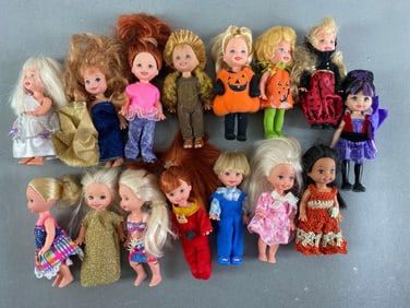 Group of Mattel Kelly Fashion Dolls