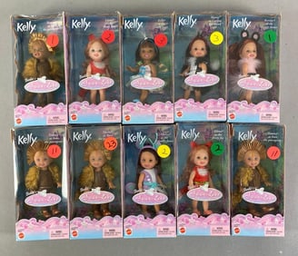 Group of Mattel Swan Lake Kelly Fashion Dolls