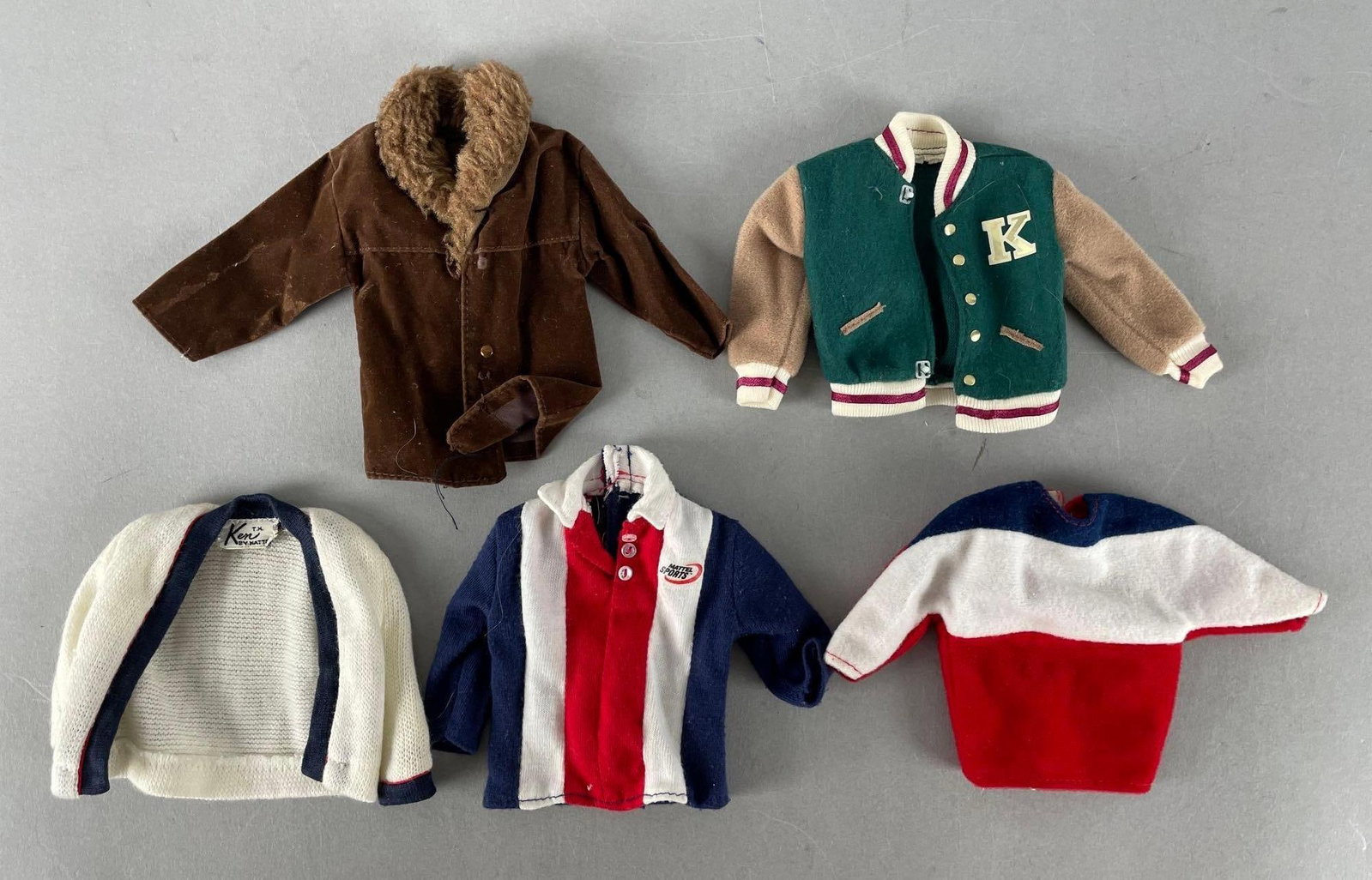 Group of Mattel Ken Clothes: shirte