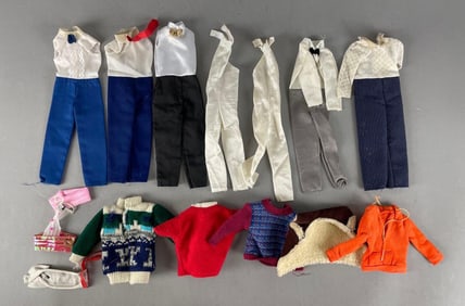 Group of Mattel Ken Clothes
