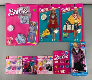 Group of Mattel Barbie Clothing and Accessories