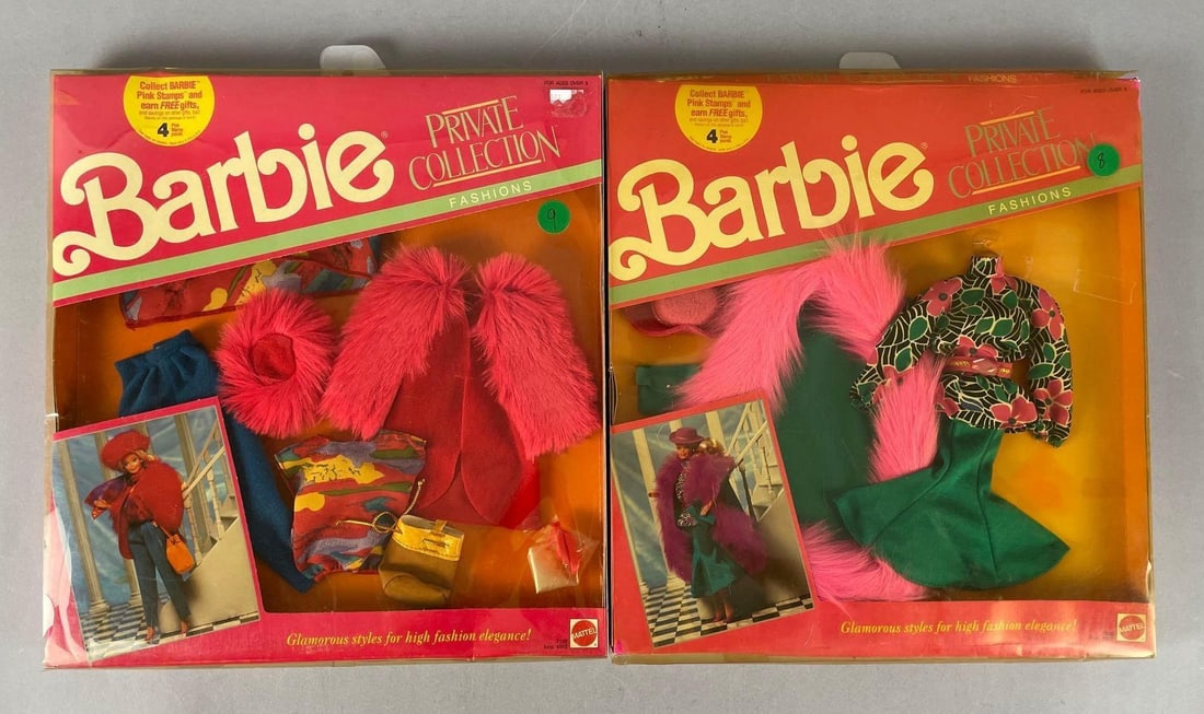 Group of 2 Mattel Barbie Private Collection Clothing: New in original packaging
