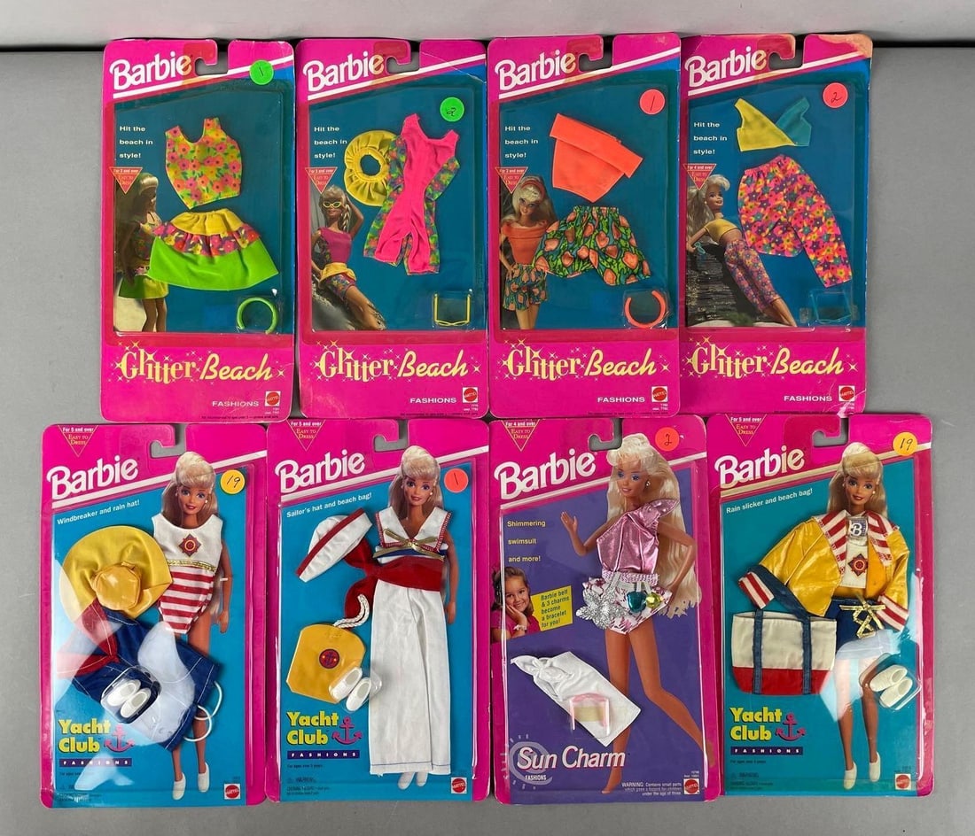 Group of Mattel Barbie Clothing: New in original packaging
