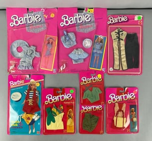 Group of Mattel Barbie Clothing