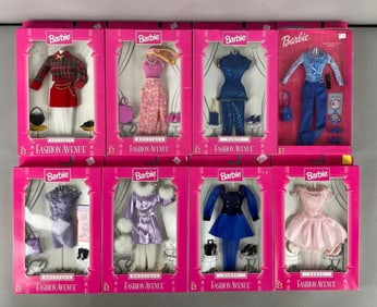 Group of Mattel Barbie Fashion Avenue Clothing