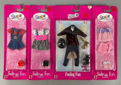 Group of Mattel Barbie Stacie Feeling Fun Clothing