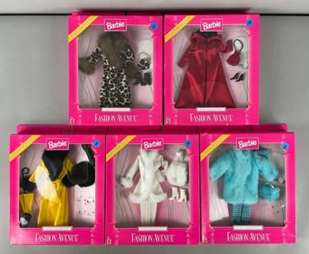 Group of Mattel Barbie Fashion Avenue Clothing