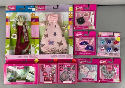 Group of Mattel Barbie Clothing and Accessories