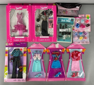 Group of Mattel Barbie Fashion Avenue Clothing and Accessories