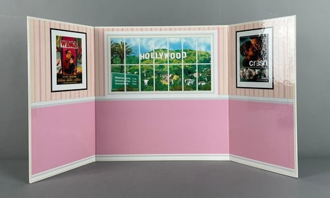 Hollywood Cardboard Backdrop Diorama for 12" Dolls