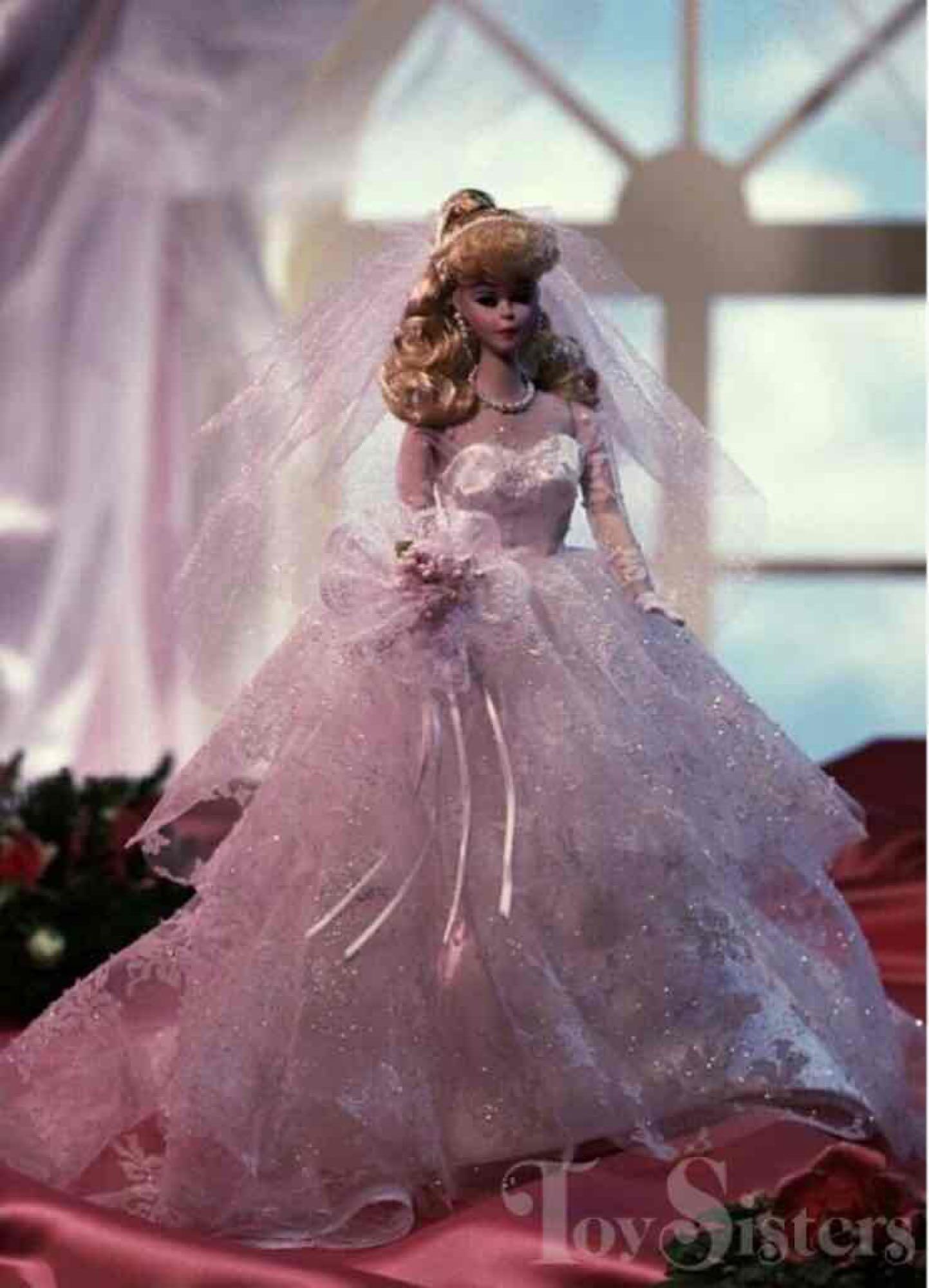 1989 Mattel Wedding Party Porcelain Barbie Fashion Doll: Limited edition, original packaging
