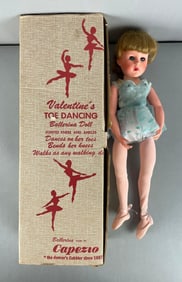 Vintage Valentine's Toe Dancing Ballerina Doll