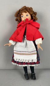 1989 Knowles Porcelain Little Red Riding Hood Doll