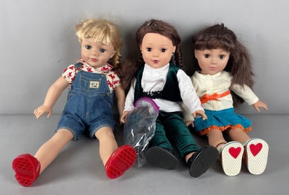 Group of 2000s Madame Alexander Vinyl Dolls