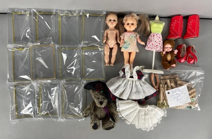Group of Dolls, Accessories, and More