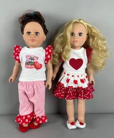 Group of 2 2013 Cititoy Vinyl Dolls