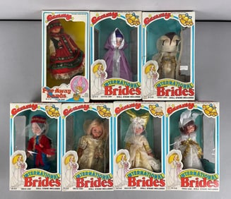 Group of 1982 Vogue International Brides Ginny Dolls