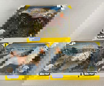 Group of 3 Breyer John Wayne Horse Toys