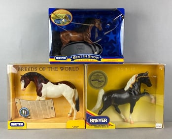 Group of 3 Breyer Horses Toys