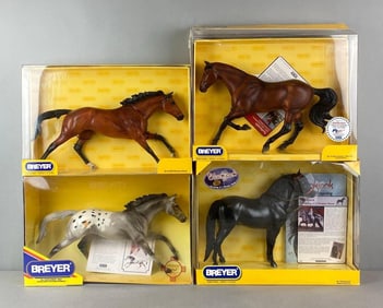 Group of 4 Breyer Horse Toys