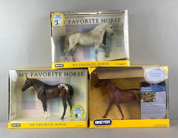 Group of 3 Breyer Horse Toys