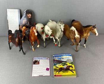 Group of 6 Breyer Horse Toys and more