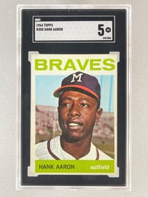 1964 Topps Hank Aaron #300 SGC 5