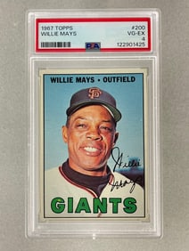 1967 Topps Willie Mays #200 PSA 4